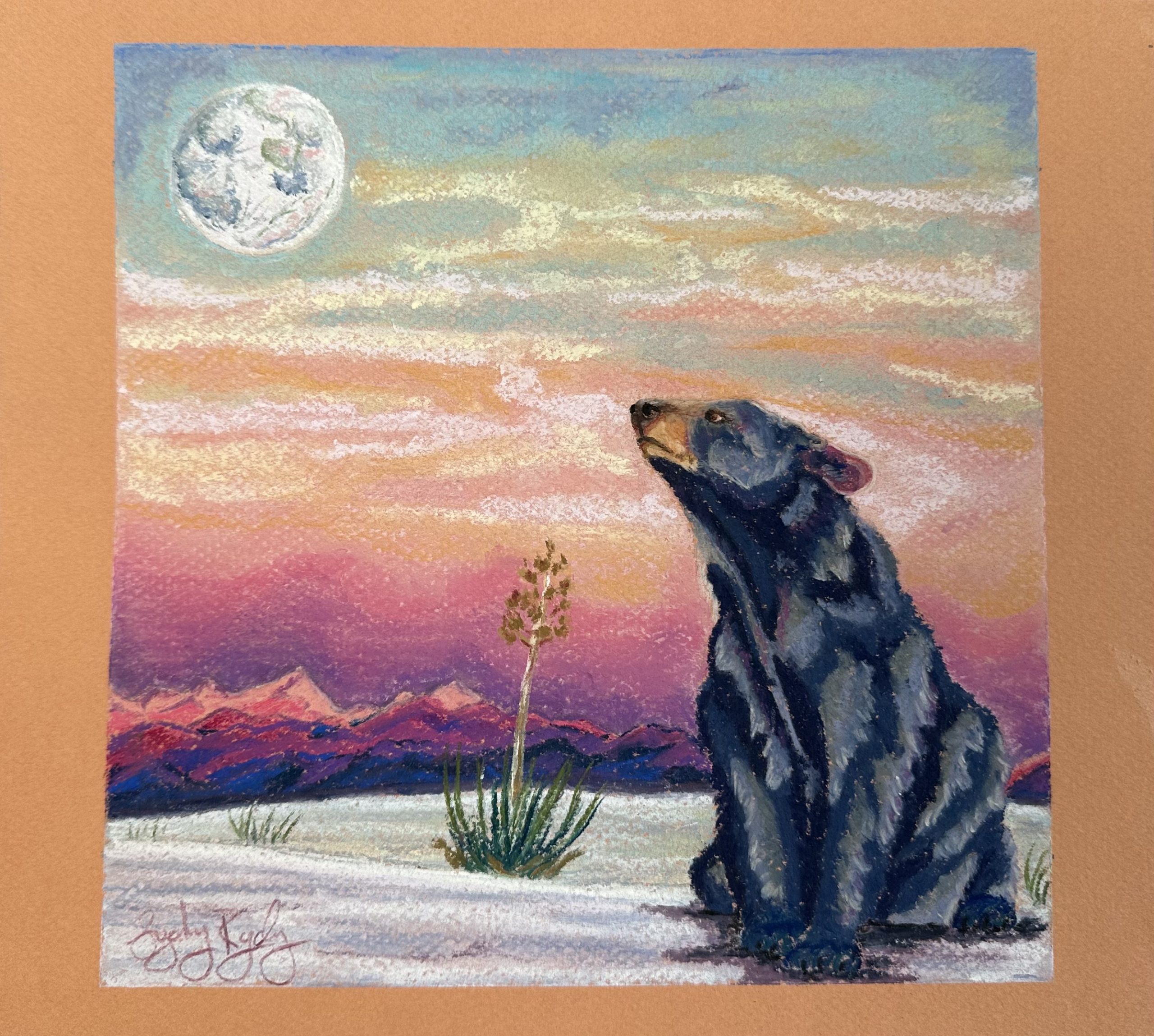 Gazing at the Moon